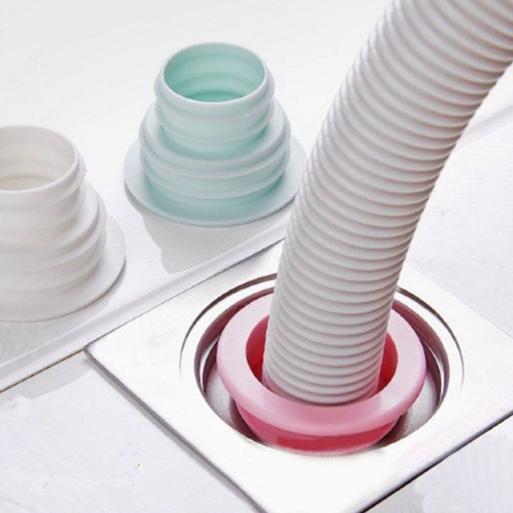Sewer Seal Plug Fashion Pipe Seal Sewer Drain Eco-Friendly Washer Silicone Pipeline 1PC Deodorant