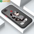 UCUC for OPPO F7 F7 Pro Back Cover Handsome Mouse Frosted Transparent Hard Phone Case Thin Shockproof Full Cover Camera Protect Case. 