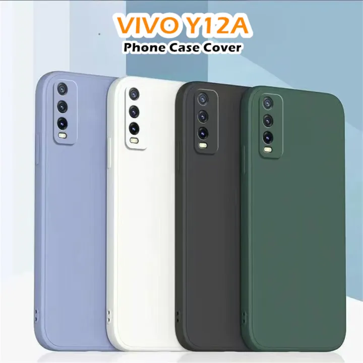 Original%20For%20VIVO%20Y12A%20Silicone%20Full%20Cover%20Case%20Classic%20Solid%20Color%20Phone%20Case%20Cover%20-%20Image%202