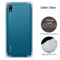 Huawei Y5 (2019) Transparent Soft Silicone TPU Back Cover Clear 360º Anti Shock Protective Buffer Phone Casing. 