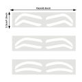 2024 Disposable Eyebrow Design Stencil Eyebrow Tint Airbrush Auxiliary Sticker for Brows Shaping with Single EyebrowsType Option. 