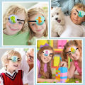 JM Cute Occlusion Medical Lazy Eye Patch Amblyopia Obscure Astigmatism Training Eyeshade Filled Child Amblyopia Eye Patches. 