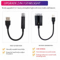 2 in 1 New Car Roof Light, Adjustable USB Car Ceiling Starlight Projector Night Light, Mini LED Romantic Decorative Car Roof Star Light for Car/Home/Party, Multiple Modes, Plug and Play (Red or Purple. 