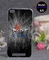 Xiaomi Redmi 4a Mobile Cover Fire Style - Grey. 