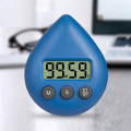 Digital Bathroom Clock Waterproof Shower Clock Timer Temperature Humidity Visual Countdown Timer Wall Clock White. 