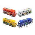 4 Pcs Pull Back Bus Toy Set Plastic Toys For Kids Boys Girls Push Back and Go Vehicle Plastic Diecast City and School PullBack Buses. 