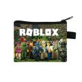 New Oxford Cloth Roblox Coin Purse Polyester Portable Cartoon Small Wallet High Capacity Storage Bag. 