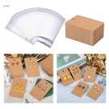 100x Earrings Display Cards Ear Studs Necklace Card Holder Accessories. 