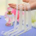 Flourish 3 Pairs Silicone Adjustable Clear Invisible Transparent Bra Straps for girls / women. 
