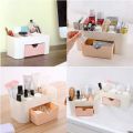 Saving Space Desktop Cosmetic Brush Storage Case With Drawer Makeup Item Pens Desk Organize Box. 
