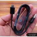 Original Tyoe C Cable 1.2 Meter - Black - Fast Charging. 