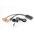 Car Bluetooth 5.0 Aux Cable Microphone AV/AV2 Adapter for A6 A8. 