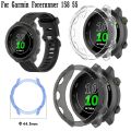 Protector Case For Garmin Forerunner 55 158 SmartWatch Protective Cover Shell Frame bumper Clear Soft Ultra-Thin Tpu Accessories. 