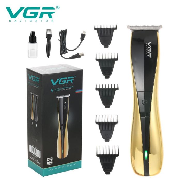 VGR Professional Hair Trimmer Machine Hair Clipper Electric Hair Clipper Barber Haircut Machine Men's Hair Trimmer USB Rechargeable V-939 NOTE random color will be delivered