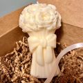 (1 Pc) Rose Flower Bouquet Scented Candle | Romantic Gift Candle | Handmade Wax Candle for Home Décor |  Flower Bouquet Candle. 