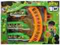 Best funplay children toy  Ben-10 Battery Operated Train  (Green). 