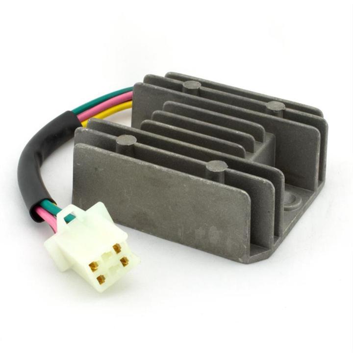 Universal 4 Wire Full Wave Black Motorcycle Regulator Rectifier 12V DC Bike Quad