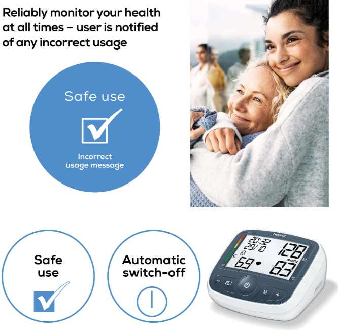 Beurer%20-%20BM%2040%20Upper%20Arm%20Blood%20Pressure%20Monitor%20Grey%20-%20Image%203