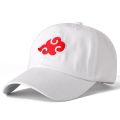 1pc NARUTO New 100% Cotton Cap Japanese Akatsuki Anime Dad Hat Uchiha Family Embroidery Baseball Caps Black Snapback Hat. 
