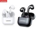 bluetooth Earbad Lenovo LP40 TWS bluetooth 5.0 Earphone Wireless Earbuds HiFi Stereo Bass Dual Diaphragm Type-C IP54 Waterproof Sport Headphone with Mic - white. 
