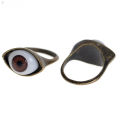 Punk Eyeball Rings for Men Women Unisex Evil Eye Vintage Halloween Jewelry Wholesale. 