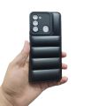 Tecno Spark 8C Soft Puffer Printed Case Down Jacket Camera Protection Back Cover Phone Case. 