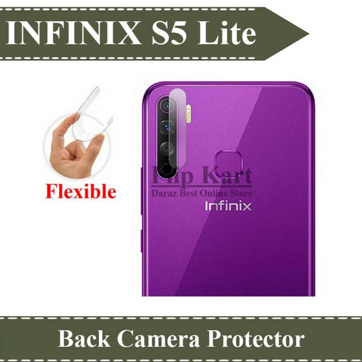 Infinix S5 Lite 9H Gorilla Flexible Back Camera Protector