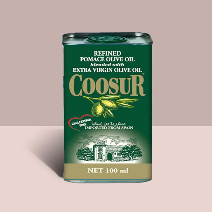 COOSUR OLIVE POMACE OIL 100ML TIN زیتون کا تیل