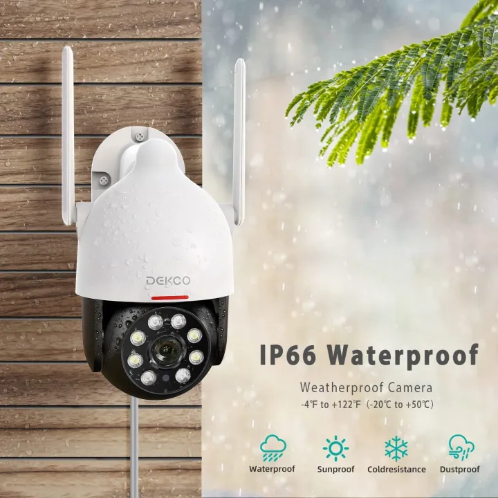 DEKCO%20DC5L%202K%20Security%20Camera%20Outdoor/Home,%20WiFi%20Outdoor%20Security%20Cameras%20Pan-Tilt%20360%20deg%20View,%203MP%20Dome%20Surveillance%20Cameras%20with%20Motion%20Detection%20and%20Siren,%202-Way%20Audio,Full%20Color%20Night%20Vision,%20Waterproof%20-%20Image%206