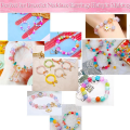 480Pcs Crackle Glass Beads 8mm Crystal Beads Bracelet Beads Gemstone Ball Beads Loose Spacer Beads. 