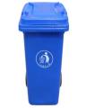 Plastic Dustbin 120 L-Blue With Wheel. 
