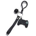 Graceful PVC Cartoon Video Game Controller Keyring Key Chain Perfect Gift for Men Trinket. 