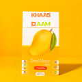 Khaso Aam Mango Chaunsa Flavor 500 Gm, 100% Natural Dried Mango Fruit Candy | KhasoAam Premium Mango Fruit Bar, Aam Papad Mango Candy Toffee Mango Pulp Jelly Fruit Bites | No Artificial Preservatives Made With Real Fruit. Fruity Bites. 