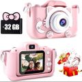 Best Kids Mini Digital Camera with Protective Silicone Case & SD Card - Perfect Selfie, Photo, and Video Gift for Girls and Boys. 
