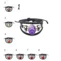 Uchiha Clan Rinnegan Sharingan Eye Bracelet Anime Braided Leather Bracelet Cosplay Jewelry A912. 