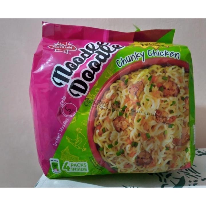 Kolson Instant Noodles, Chunky Chicken, 4 Packs Inside, 260g