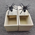 Halloween Simulation Spider Scare Prank Box Creative Pop Out Spider Wooden Scare Box Fun Surprise Joke Prank Trick Toy Kids Gift. 