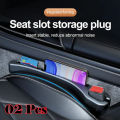 2PCS Car Seat Gap Filler, Universal Anti-Drop Strips For Cars & SUVs, Upgraded Gap Filler for Car with Mobile Storage Slot.. 