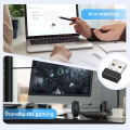 Wireless Mouse Jigglers Mover Undetectable Automatic USB Port Shaker Wiggler for Laptop Keeps Computer Awake Mouse Movement. 