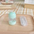 Cute Bear Lens Container + Tweezers & Suction Stick Set Contact Lens Case Accessories DIY Contact Lens Storage Box Portable Travel Contact Lens Case. 