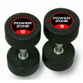POWER ZONE Custom Style Rubberized Dumbbells set. 
