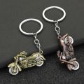 [New Arrival] Metal Bike Motorcycle Keychain Rust-free Zinc Alloy Movable Tires For Key Holders Key Rings Men Boys Car Bike. 