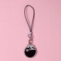 Funny Bottle Cat Lanyard for Phone Case IPhone Huawei Samsung Black Kitten Keychain for Women Cute Mobile Phone Strap Key Chains. 
