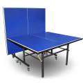 Premium Quality International Standard Foldable Table Tennis Table Standard Size 9'x5' with Locking Wheels, Net and Balls. 