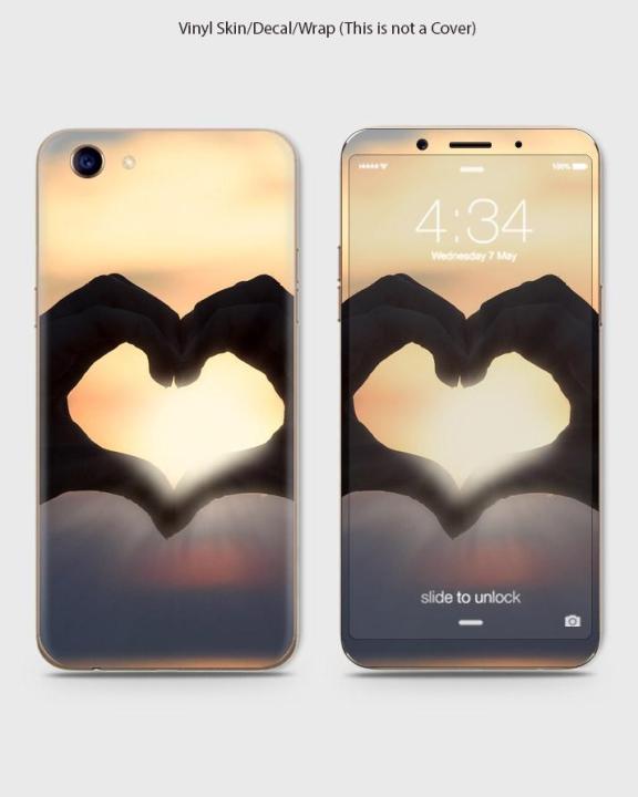 Oppo%20A1%20Skin%20Wrap%20Front%20Back%20And%20Sides%20Heart%20With%20Hands-1Wall1180%20-%20Image%203