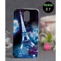 Nokia 3.1 Pouch Cover - Eifffal Tower Soft Back Cover Case for Nokia 3.1. 