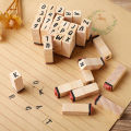 ZOOAIN 2024 Basic diary set, typewriter number and letter seal, DIY diary wooden seal, 40 pieces, 8 options. 