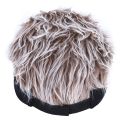 Golf Baseball Cap With Flair Hair cap Sun Visor Fun Toupee Hats Mens Womens Spiked Hairs Wig hat. 