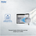 Haier mini fridge 66 Liters 2.3CF HR-66B Single door Refrigerator - Black. 