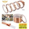 Copper Foil Conductive Tape Adhesive EMI 6mm 30M. 